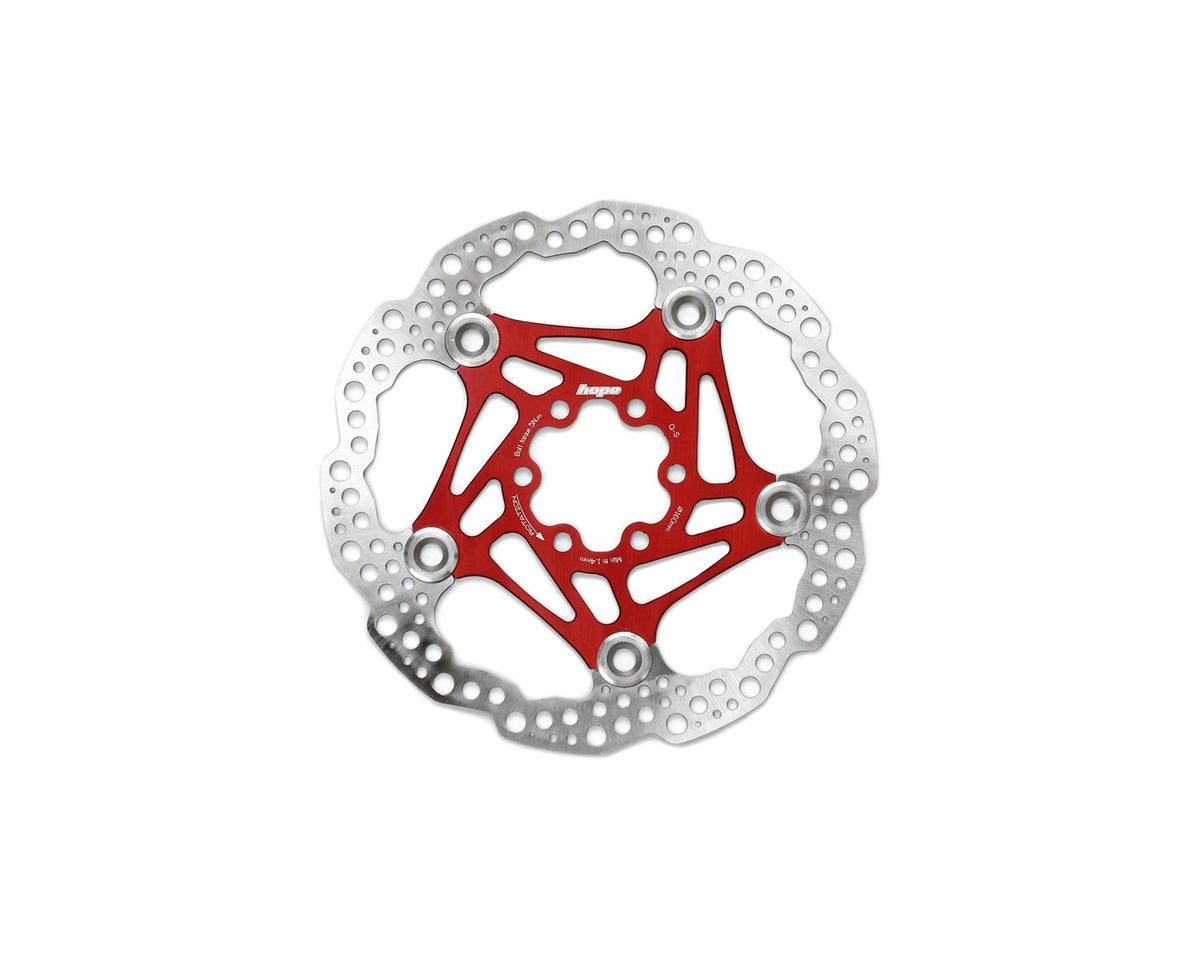 Floating Disc Brake Rotor - red