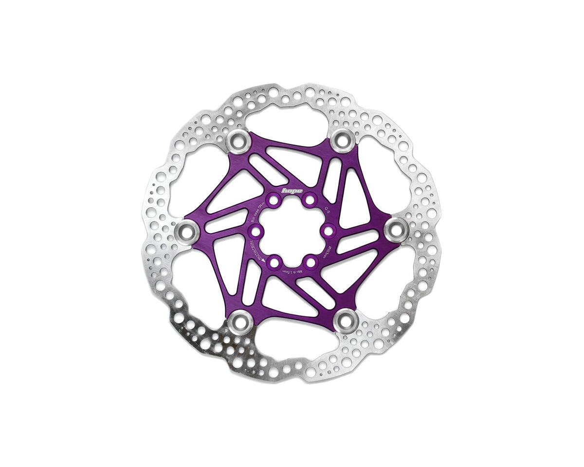 Floating Disc Brake Rotor - Purple
