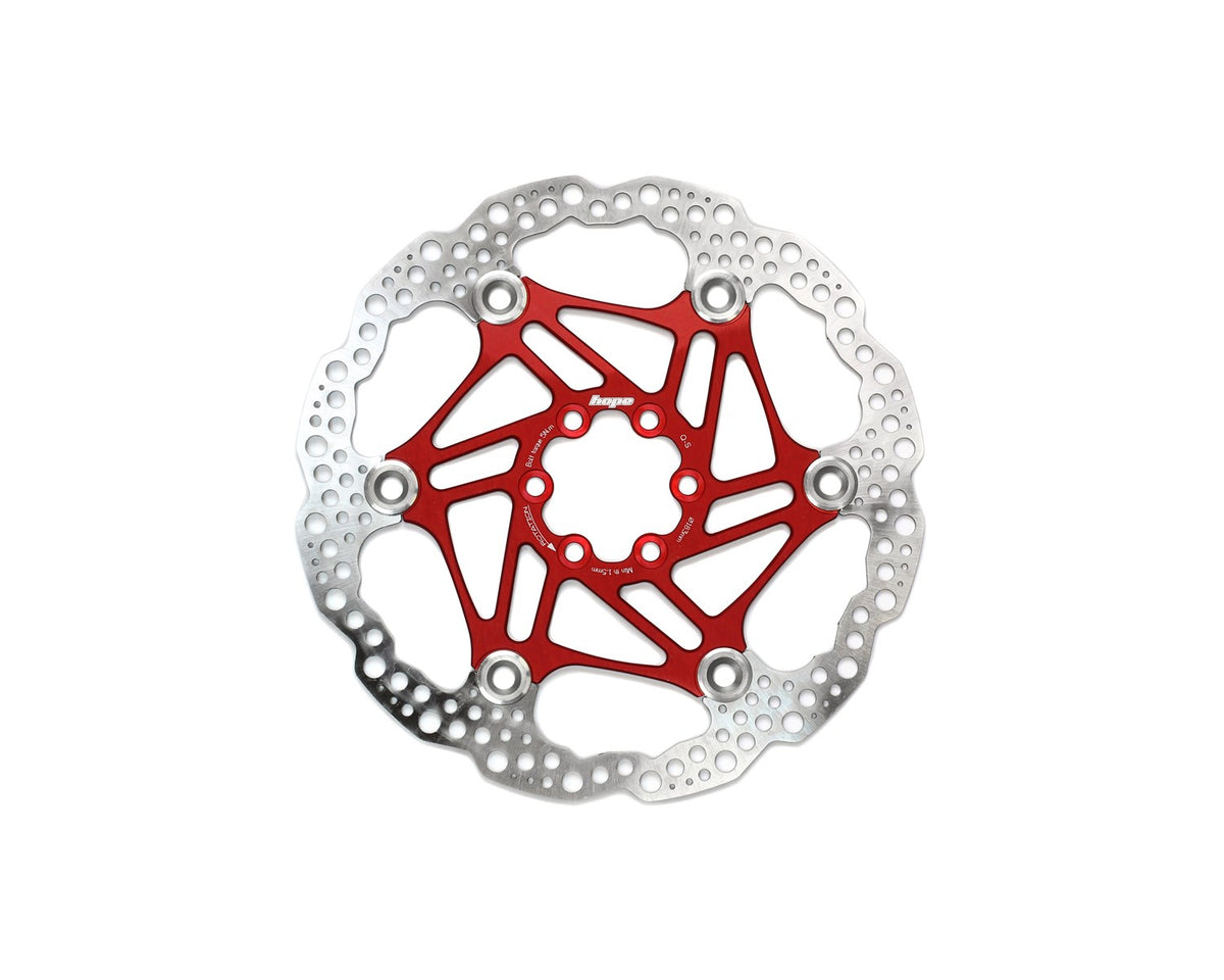Floating Disc Brake Rotor - red