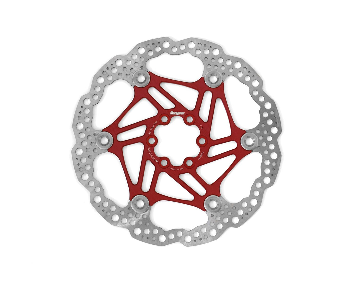 Floating Disc Brake Rotor - red