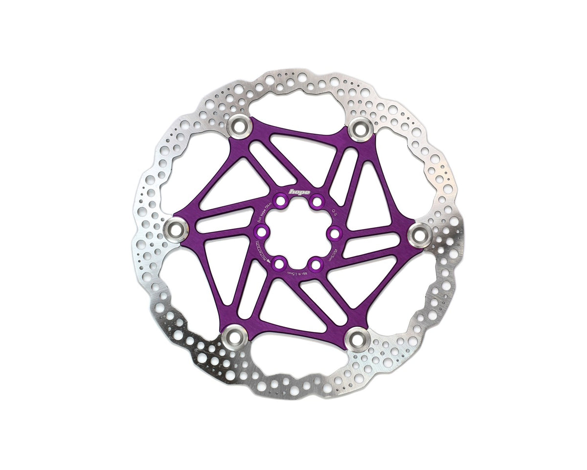 Floating Disc Brake Rotor - Purple