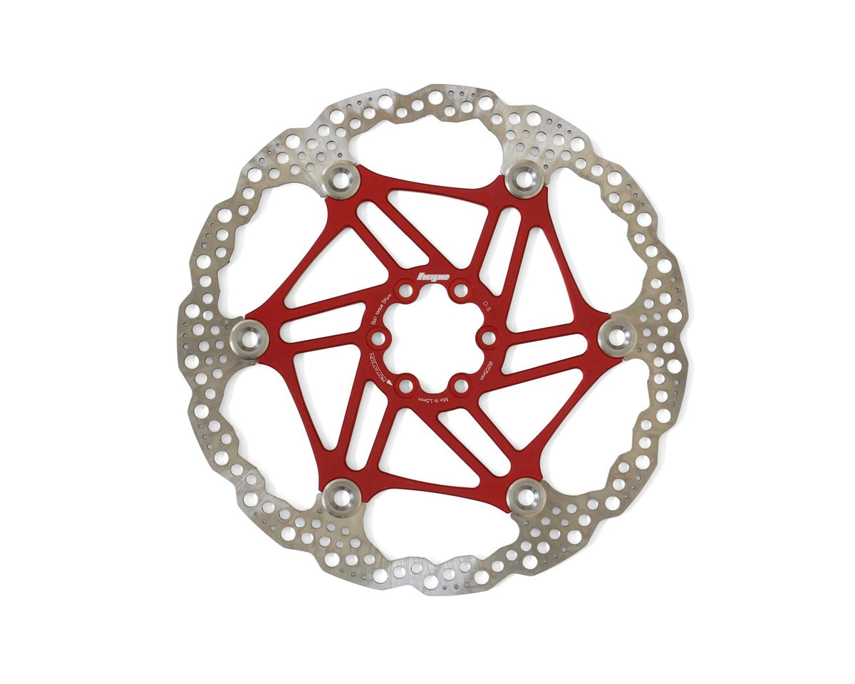 Floating Disc Brake Rotor - red
