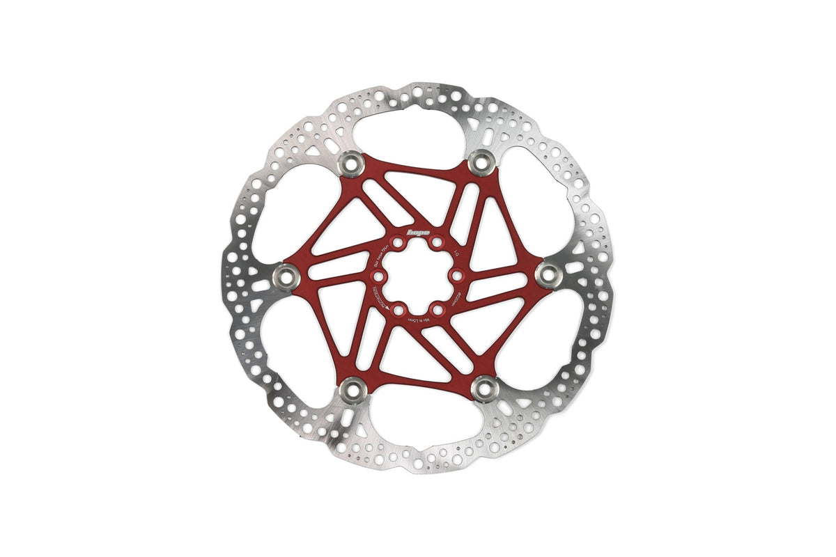 Floating Disc Brake Rotor - red