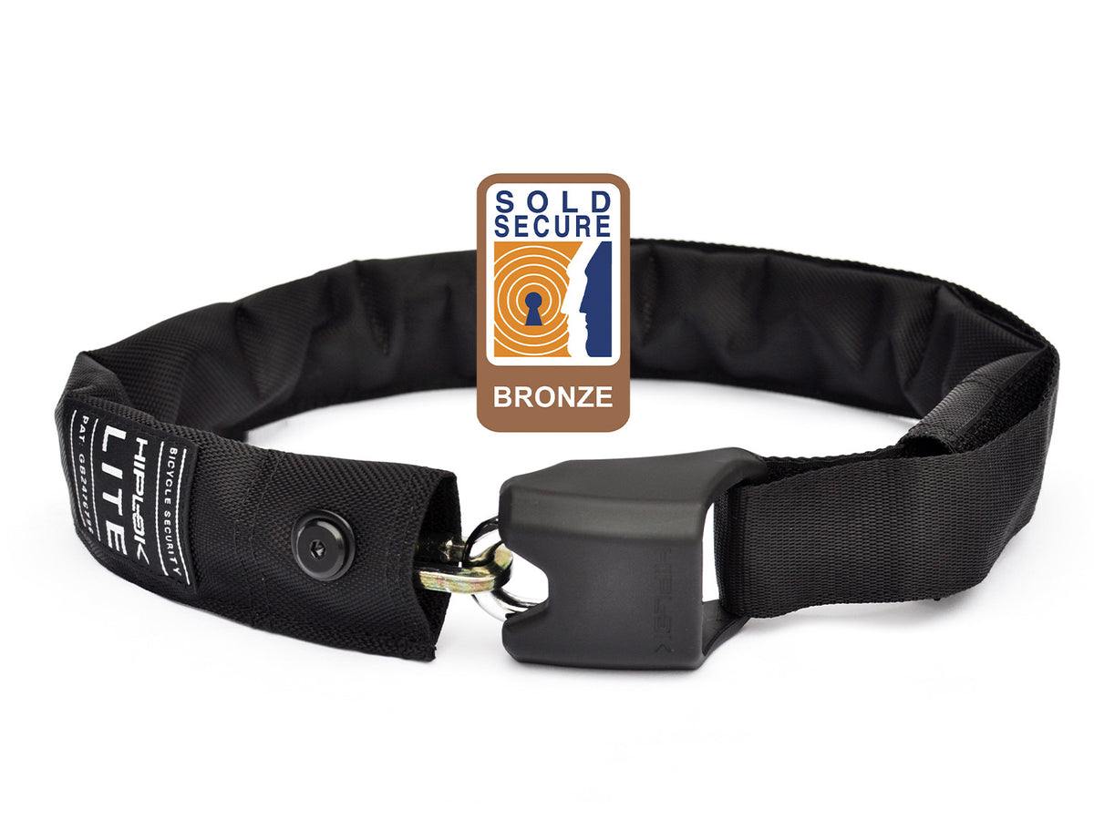 Lite, candado de cadena de 6 mm ponible - all black