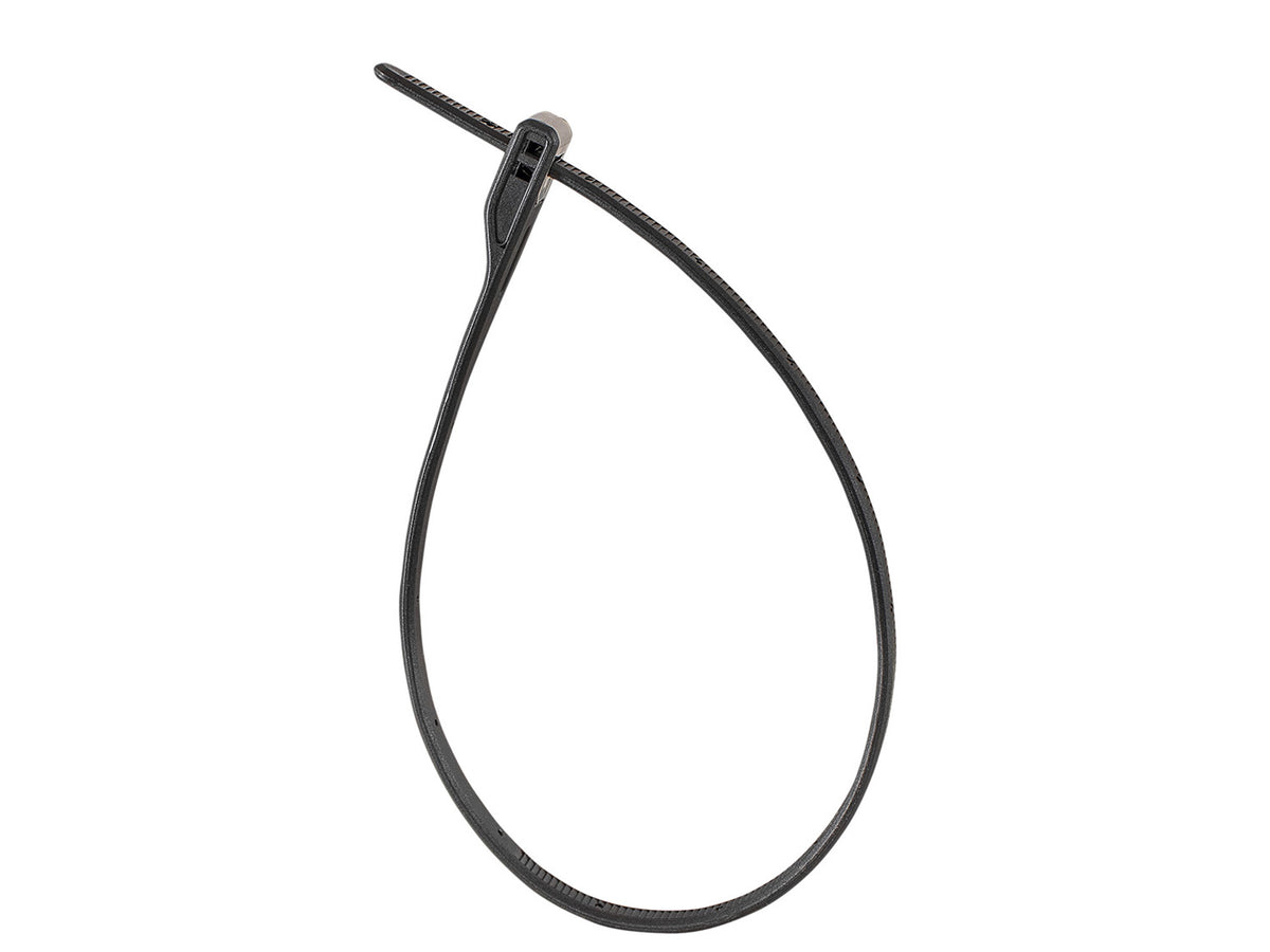 Z-Lok SINGLE, attache réutilisable blindée, diamètre 40 cm - noir