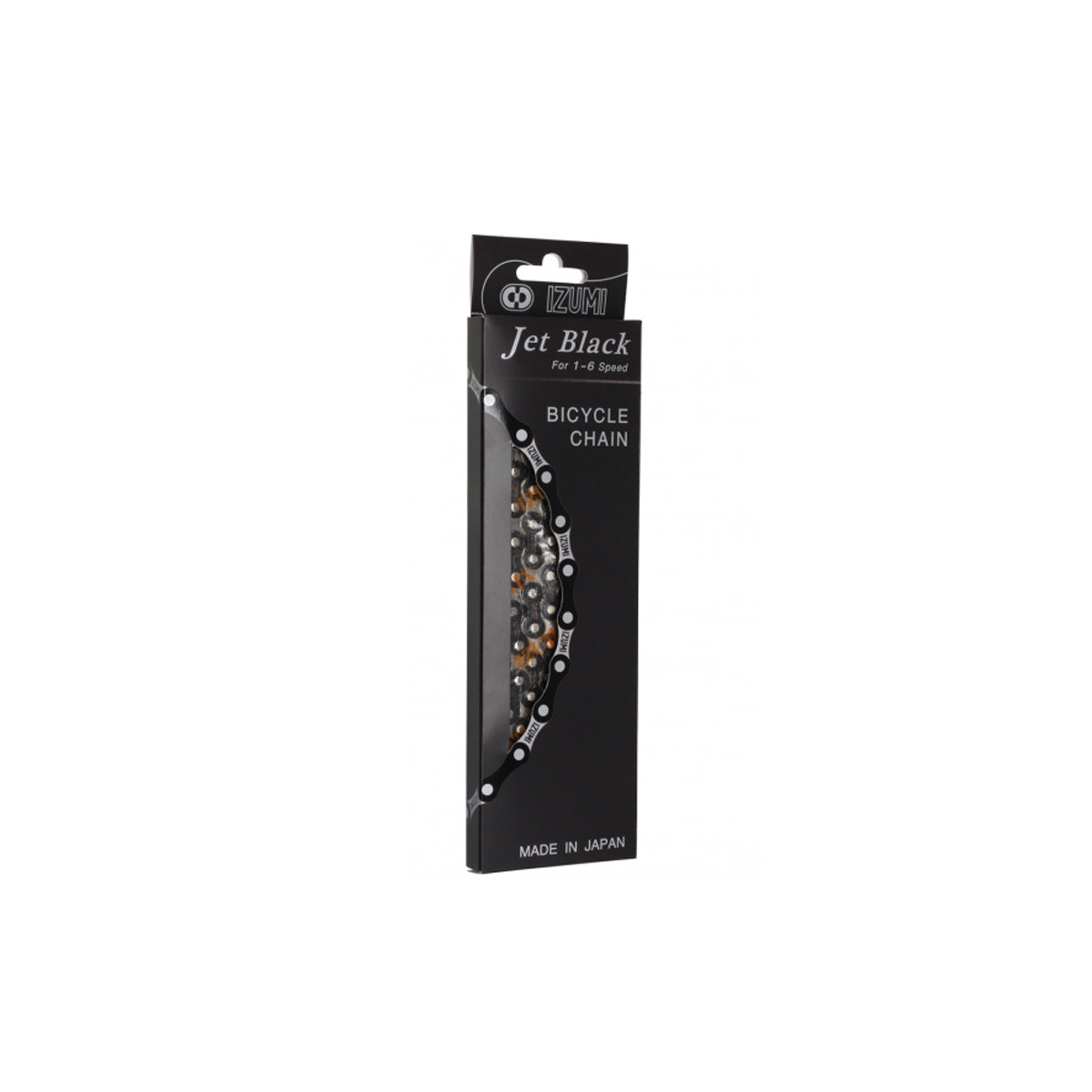 410 C JB/S 5-6 velocità catena per bicicletta - Jet Black / Argento