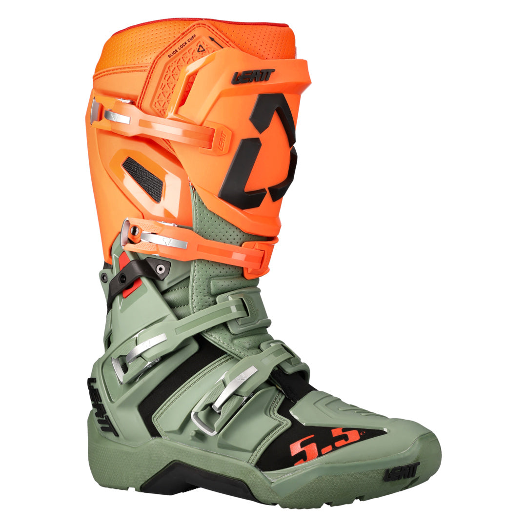 Stiefel 5.5 FlexLock Enduro Cactus olive-orange