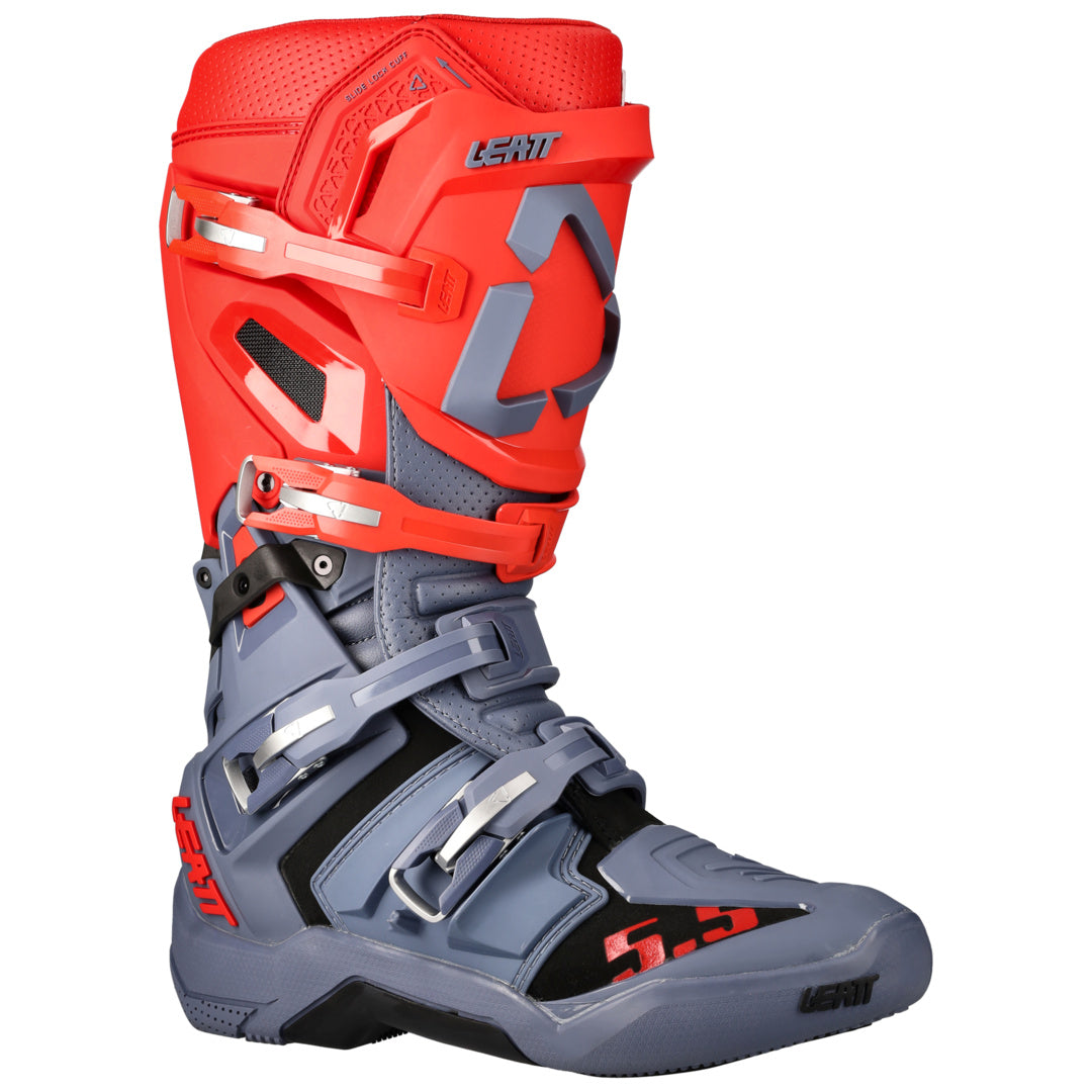 Stiefel 5.5 FlexLock grau-rot