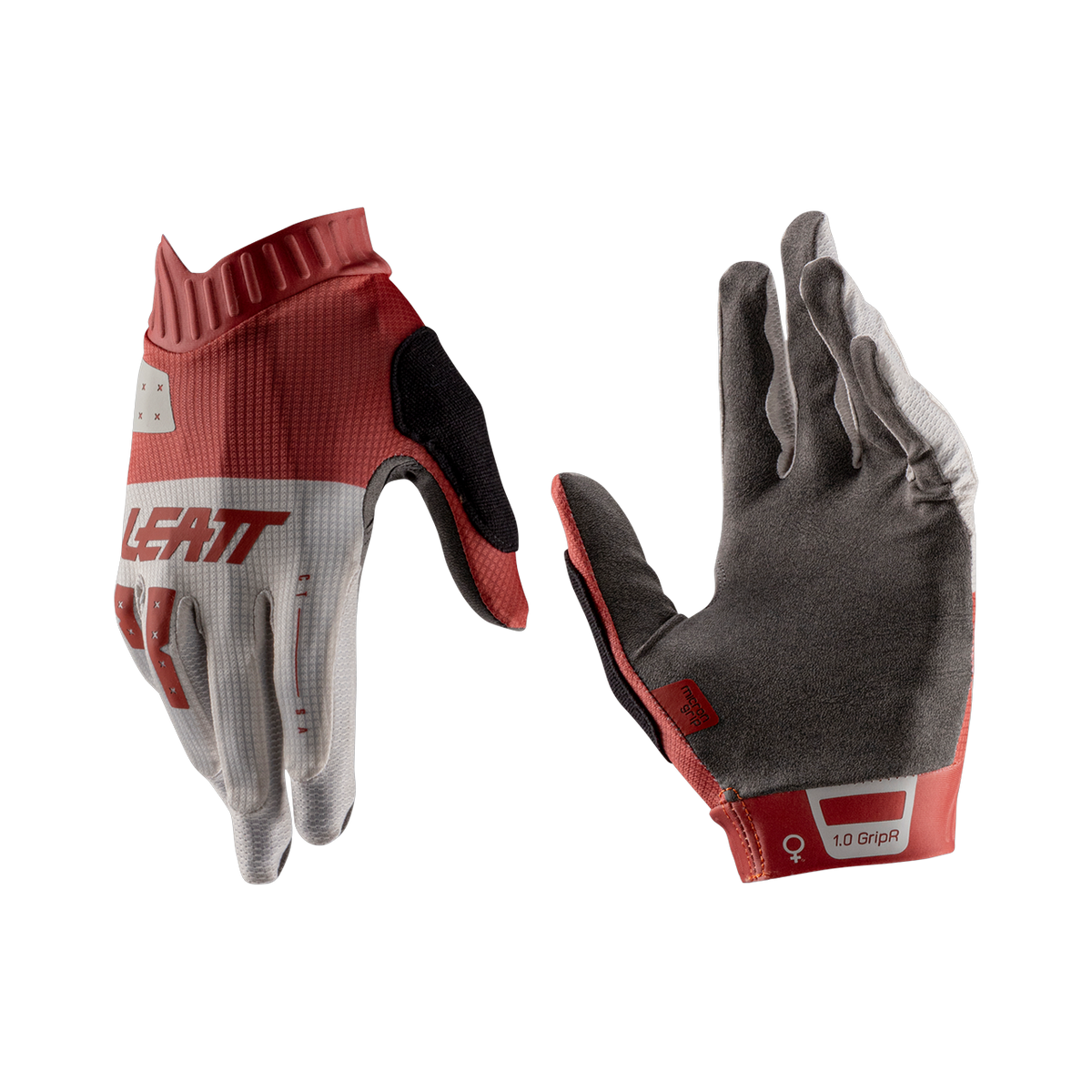 Glove MTB 1.0 GripR Women - Dusty Red Leatt