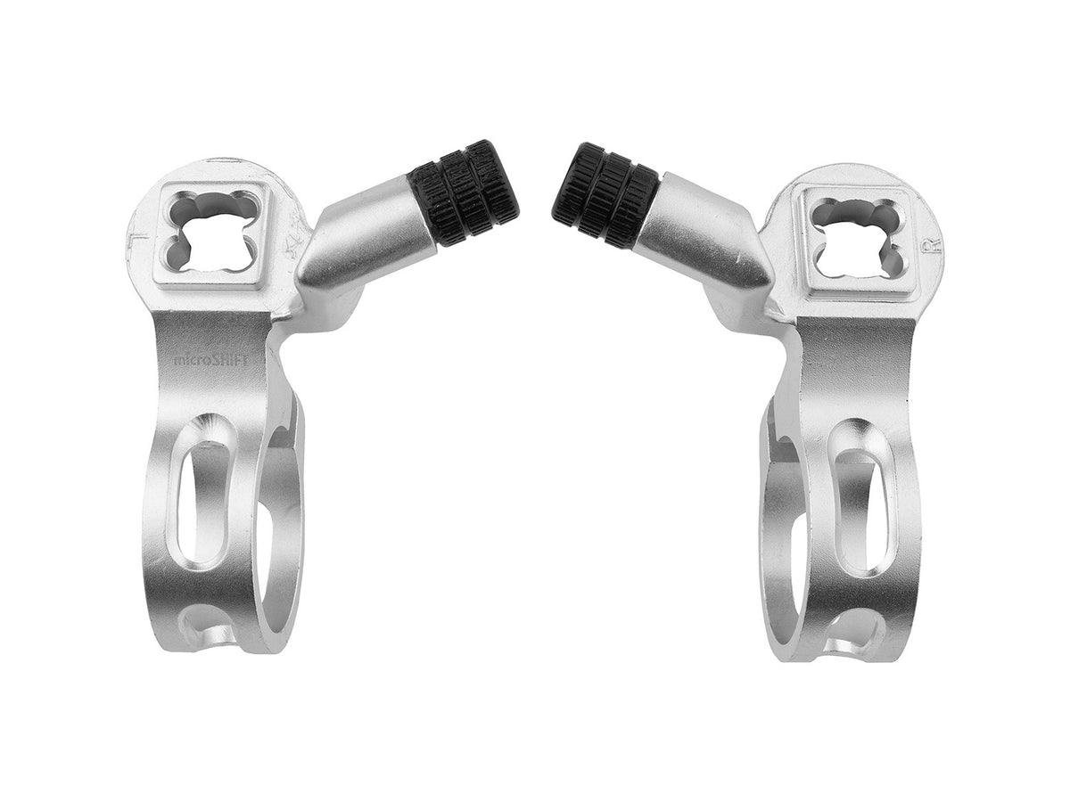 Road Pull Thumb Shift Mount, Pair - Silver