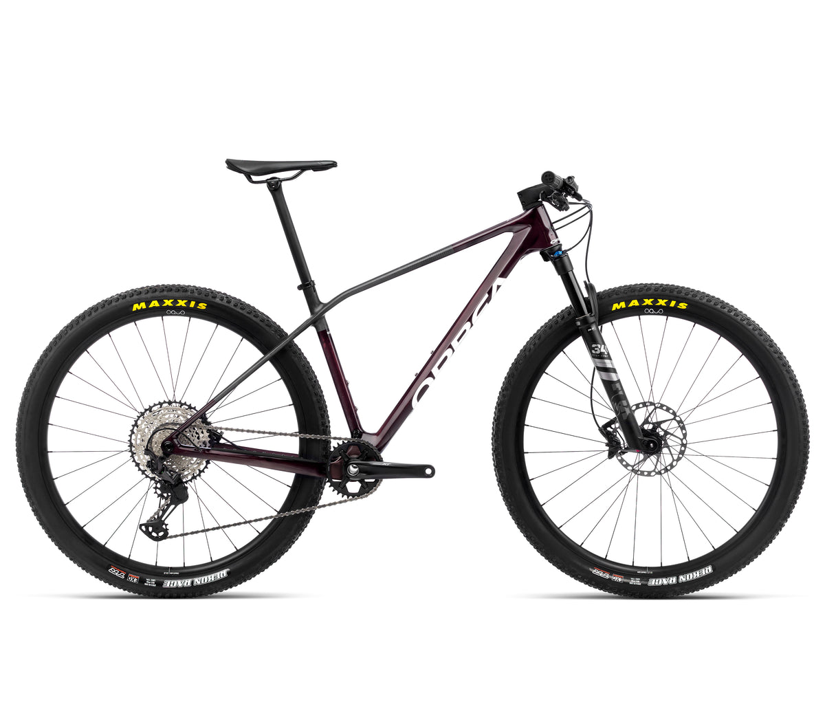 ALMA M10 - Wine Red Carbon View (Gloss) - Carbon Raw (Matt)