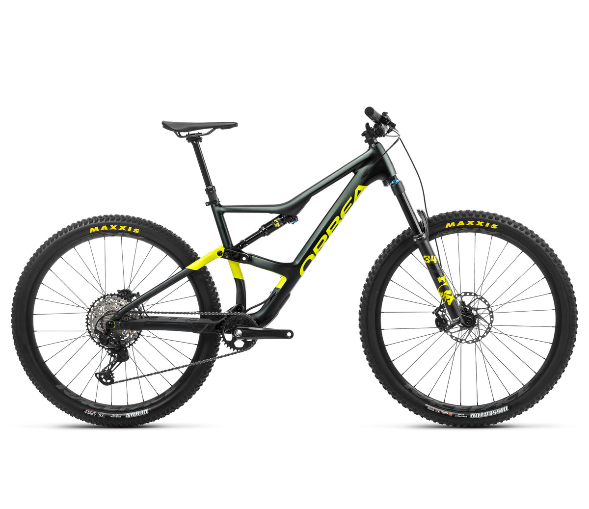 OCCAM H10 - Metallic Dark Green - Lime Green (Matt)