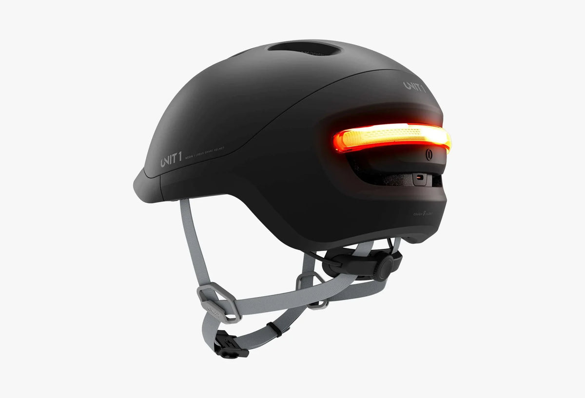 NEON SE Smart Helmet - Charcoal Black