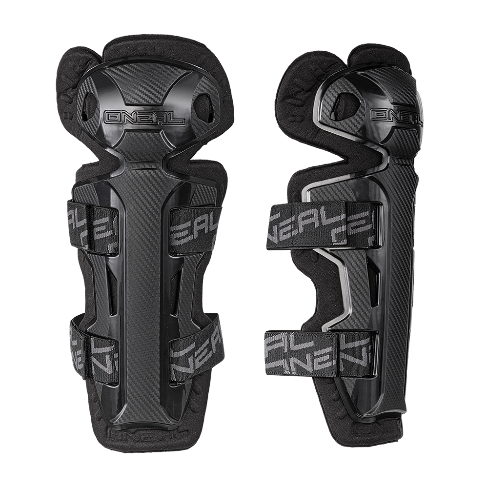 PRO II RL Carbon Look Knie- und Schienbein-Protektorblack