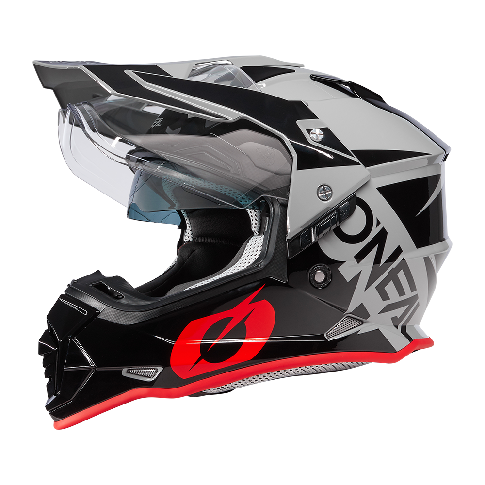 SIERRA Helm R gray/black/red