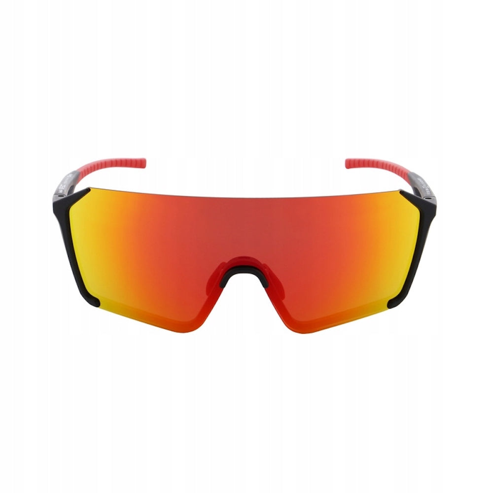 Jaden Sunglasses - Matte Black&Red/Red Revo