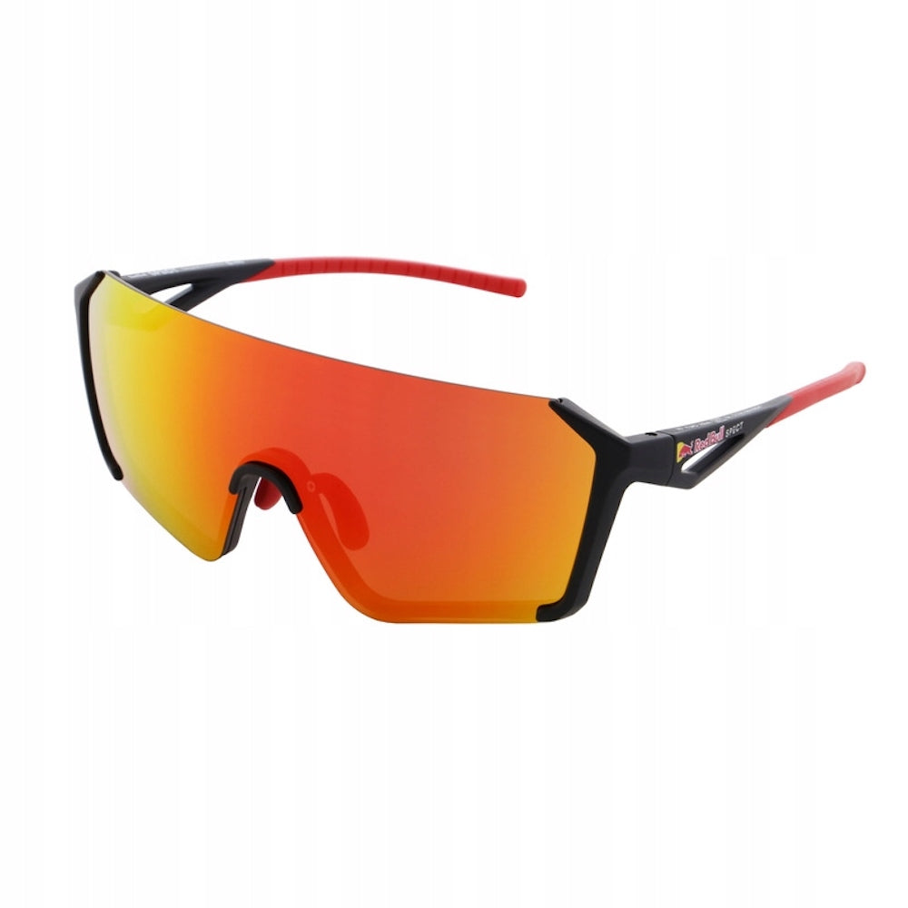 Jaden Sunglasses - Matte Black&Red/Red Revo