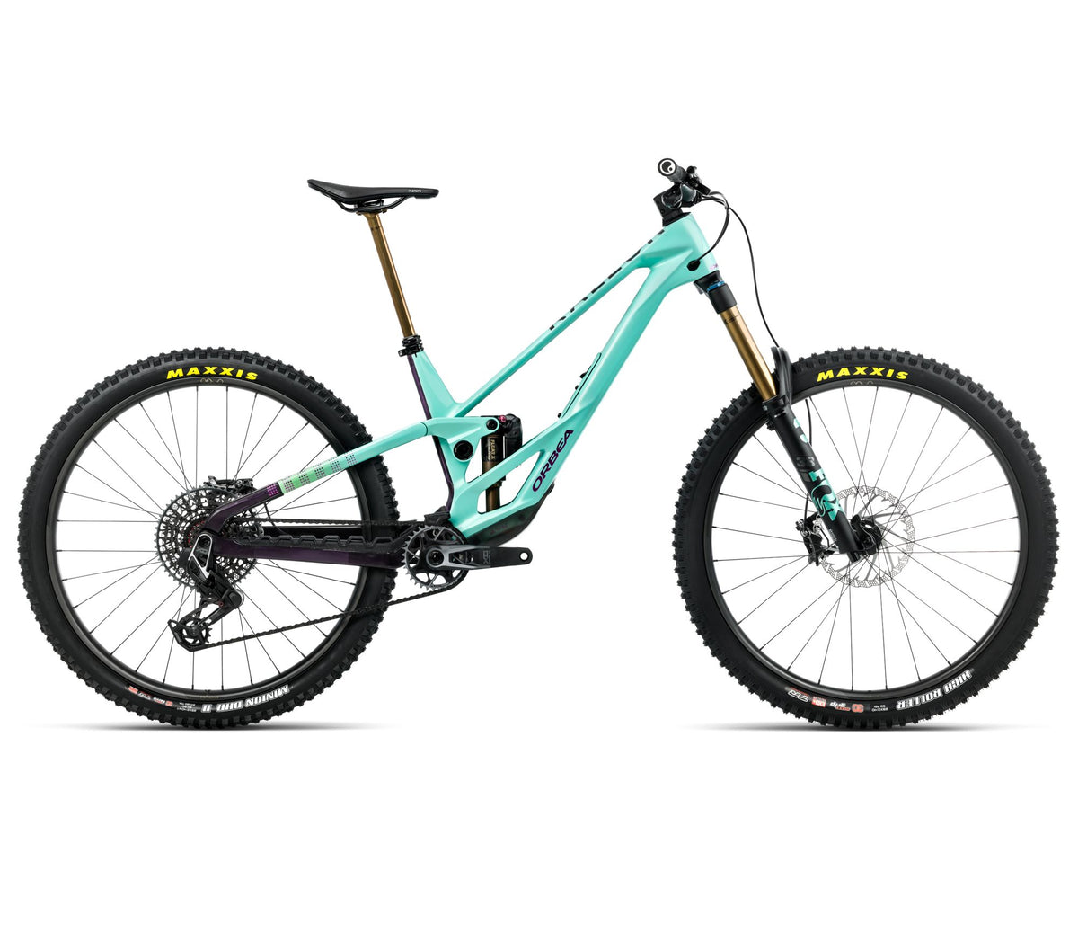 RALLON E-LTD, 442 - Vert Aloha - Vue Carbone Violet Fantaisie (Gloss)