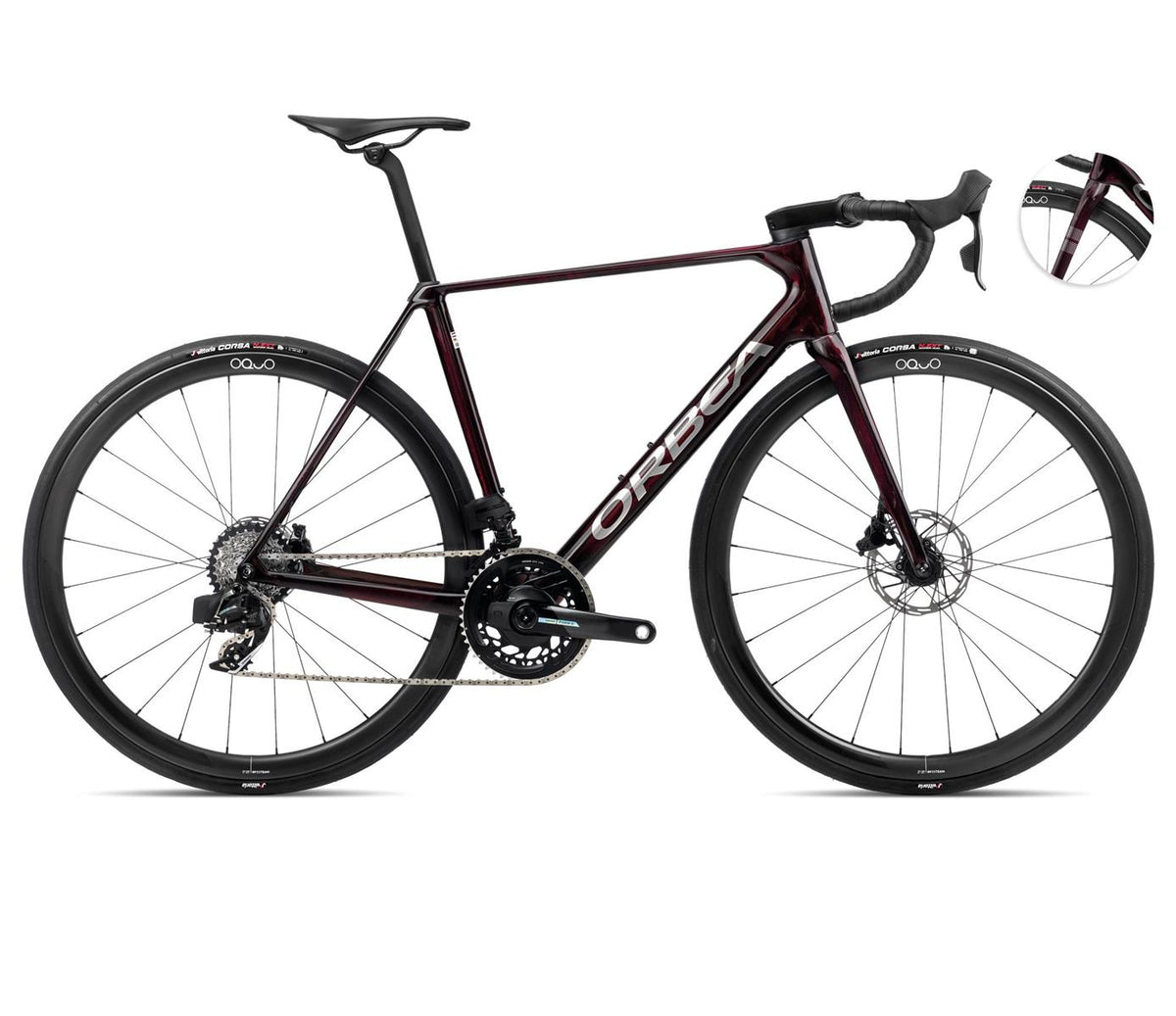 ORCA M21eTEAM PWR Wine Red - Titanium (Gloss)