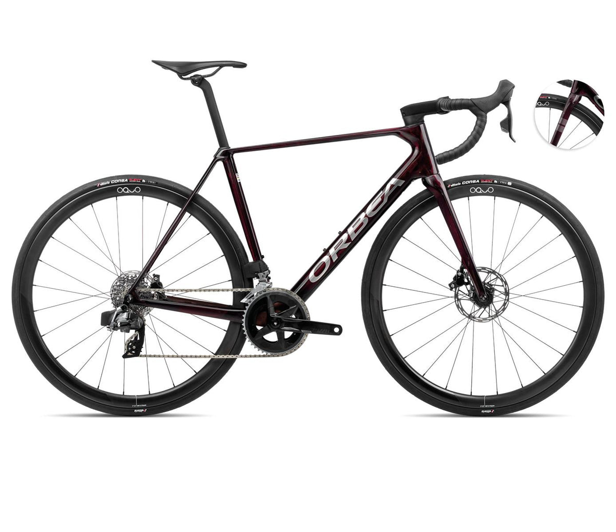 ORCA M31eTEAM Wine Red - Titanium (Gloss)