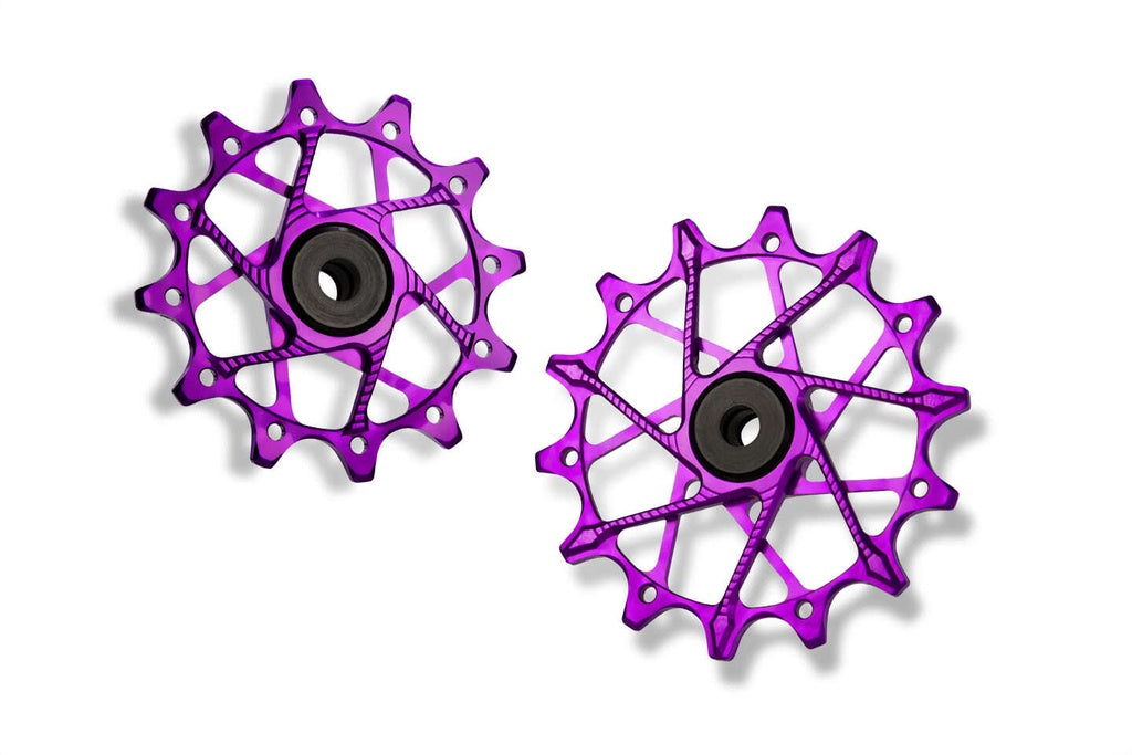 Sram Derailleur Pulleys, 12T/14T, 11/12-speed - purple