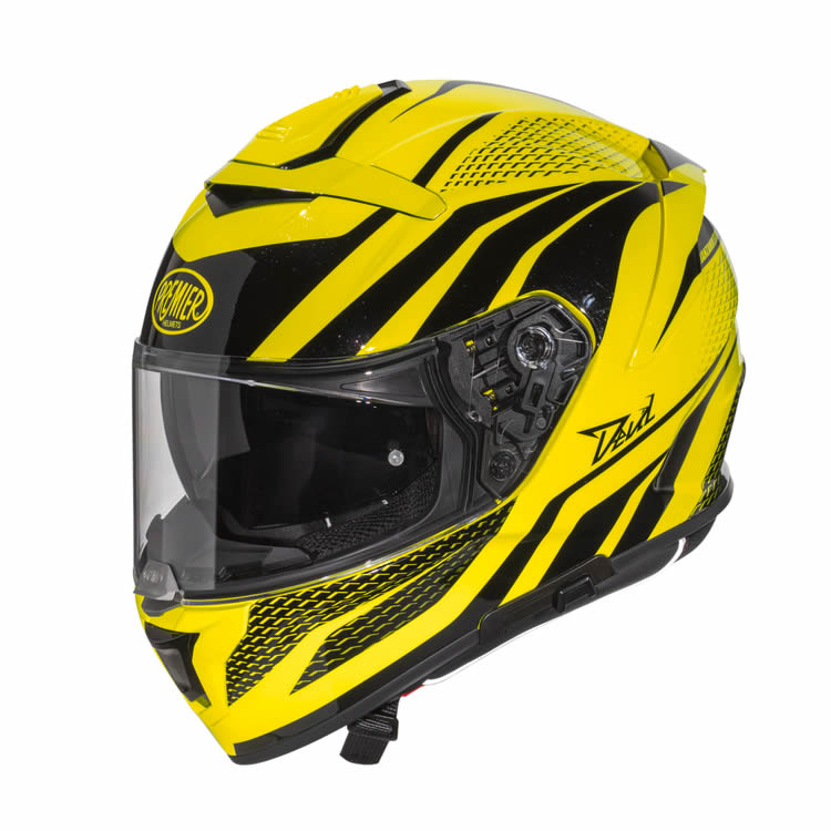 Integralhelm Devil PR Fluo - gelb-schwarz