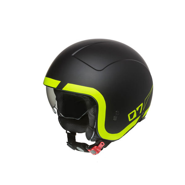Jethelm Rocker LN Y9BM - matt schwarz-fluo gelb