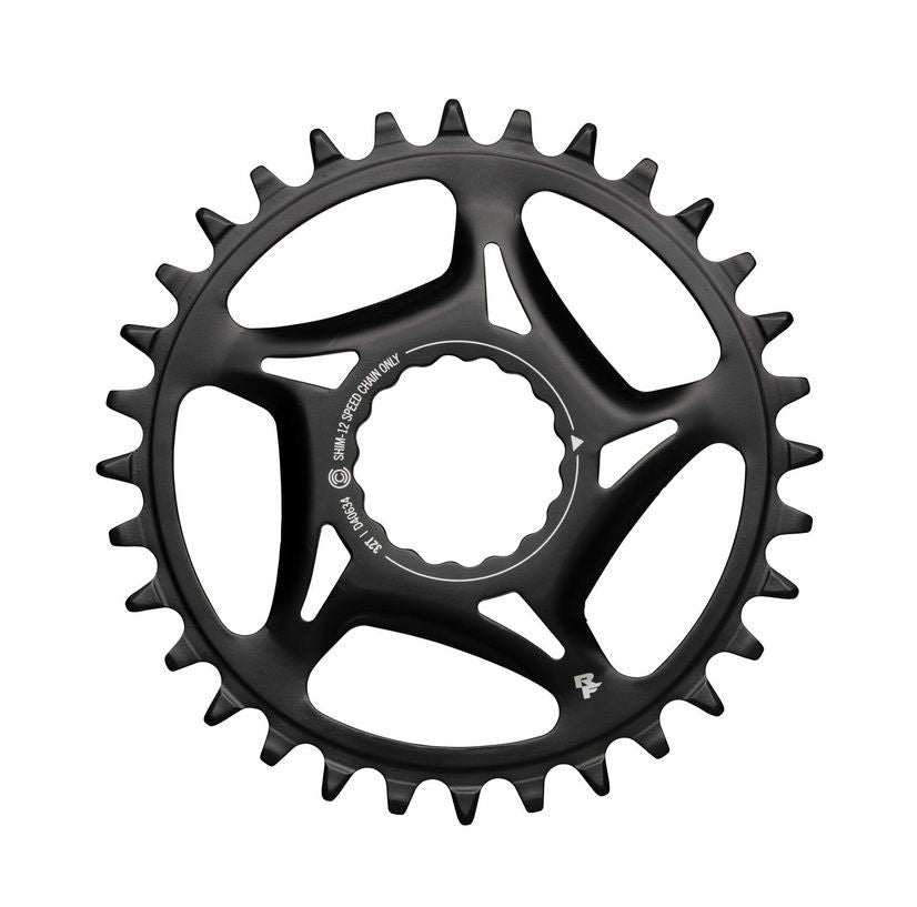 Chainring DM Cinch Steel 12-speed Shimano 32 teeth - Black