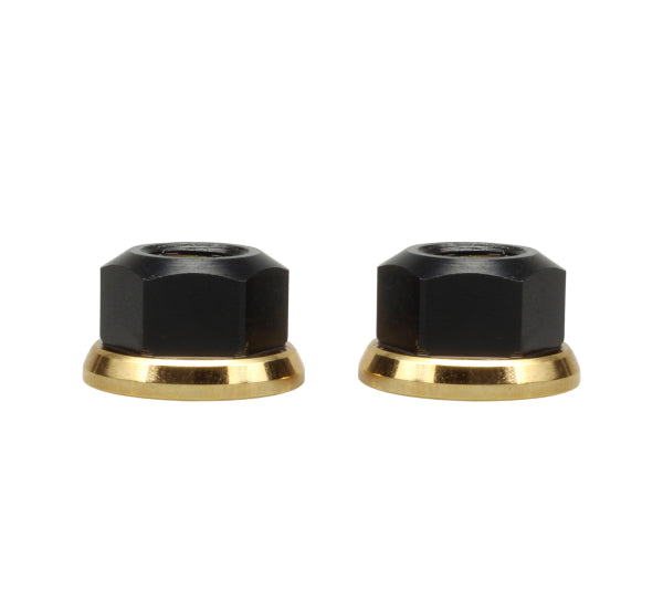 Elite Hub Nut - Black / Gold