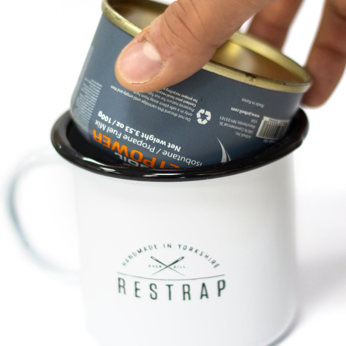 Tasse émaillée - blanc