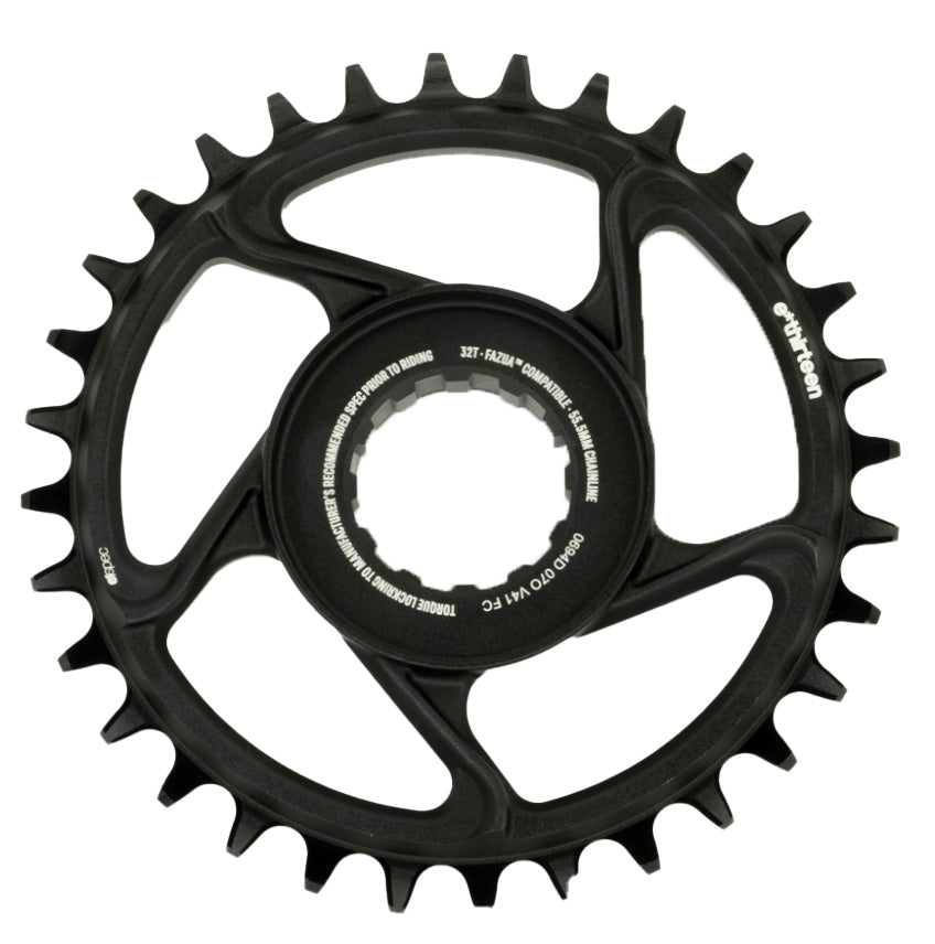 Fazua Direct Mount Kettenblatt, 55,5mm Kettenlinie - black