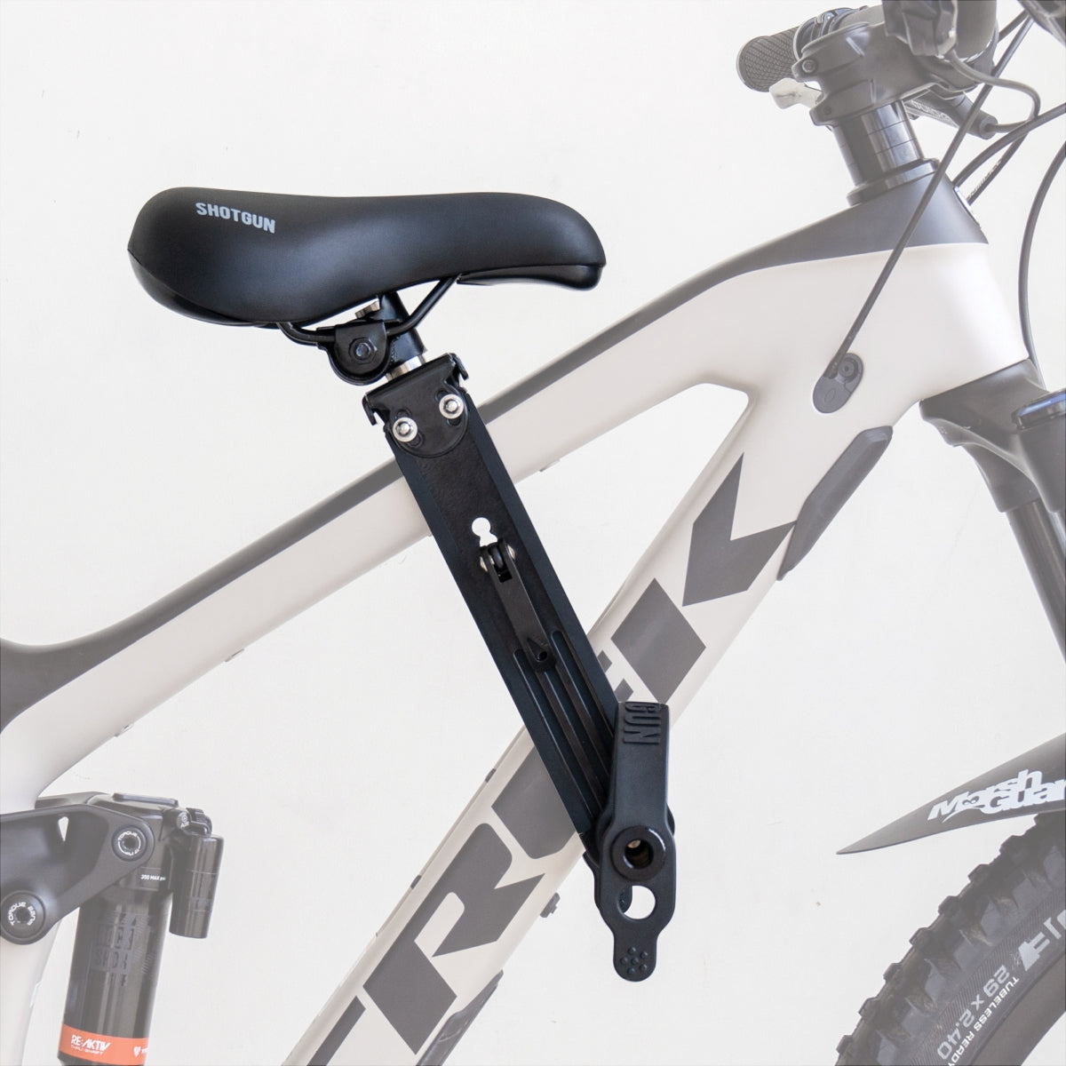Seggiolino anteriore MTB per bambini - Nero