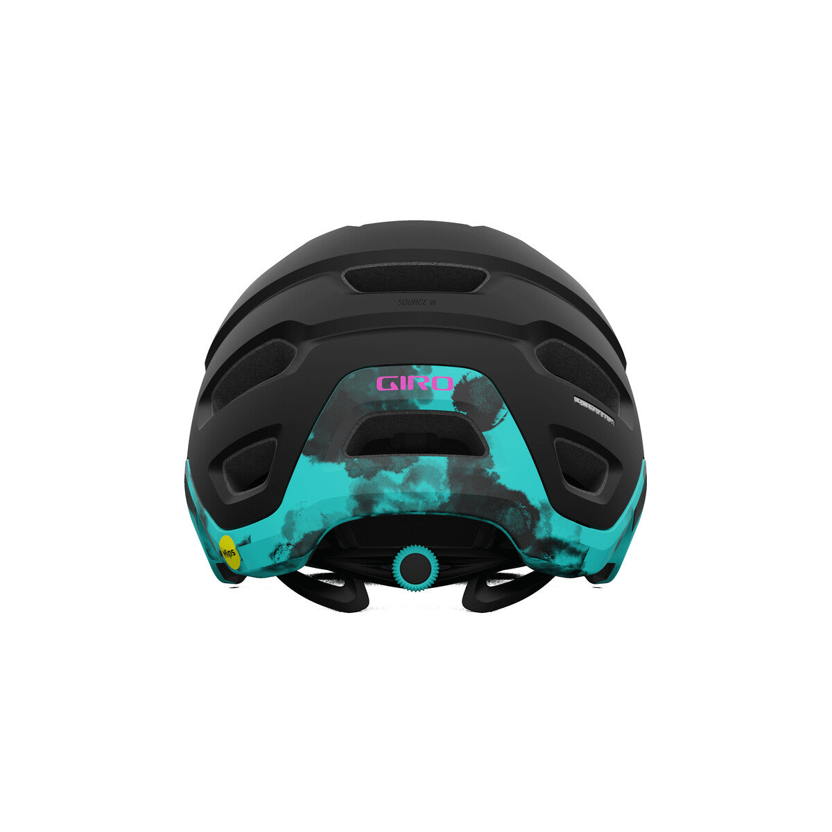 Fuente W Mips Casco de bicicleta - negro mate tinte de hielo