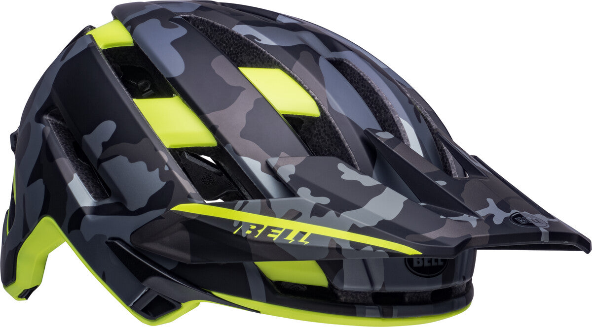 Super Air Spherical Fahrradhelm - matte camo/hi-viz