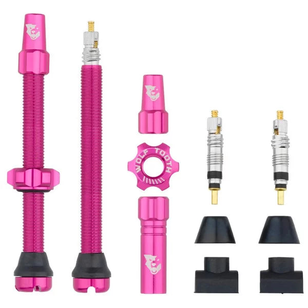 Tubeless Valve Stem Ventile, Presta - pink