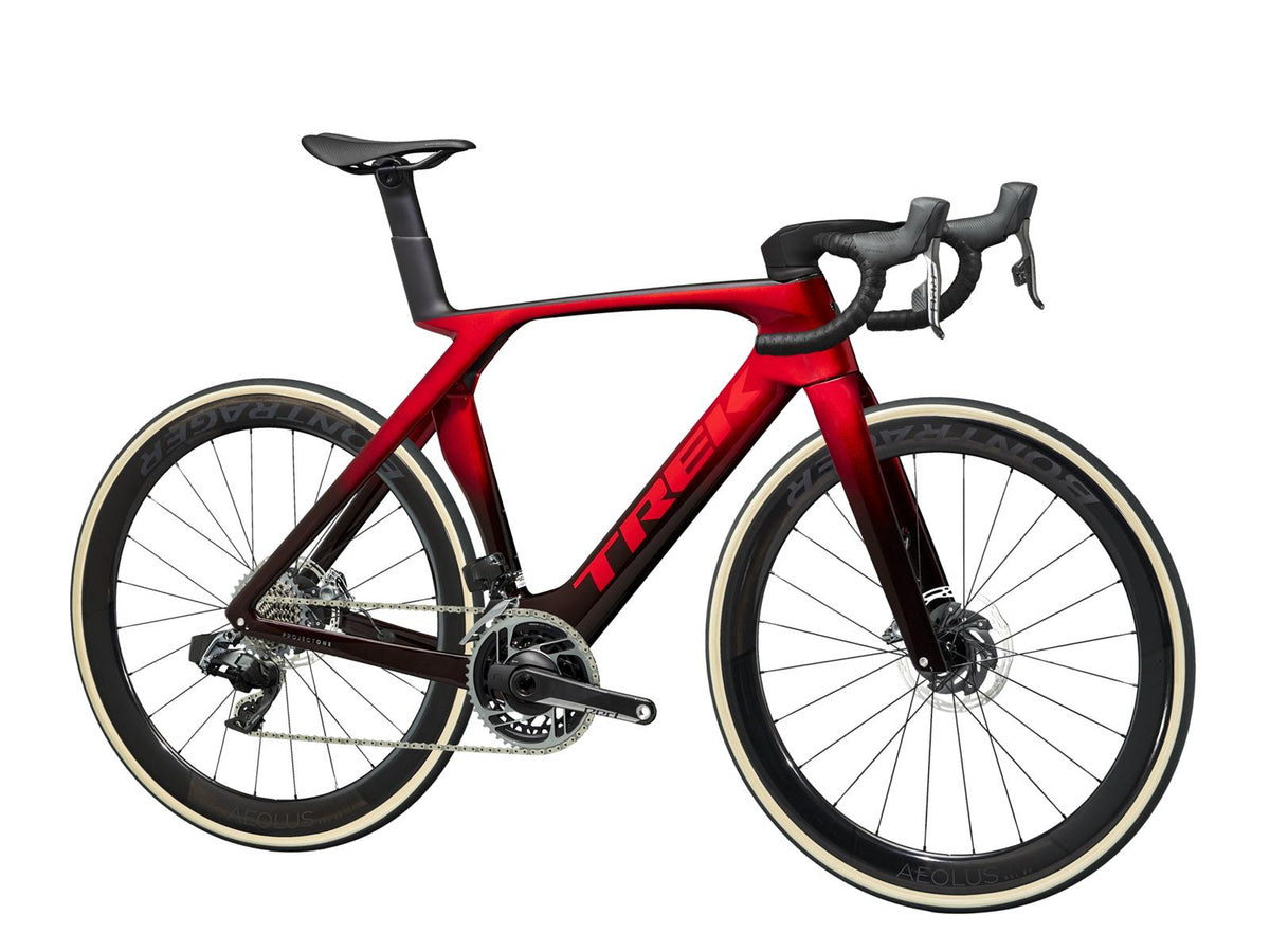 Madone SLR 9 eTap Gen 7 Metallic Red Smoke to Red Carbon Smoke