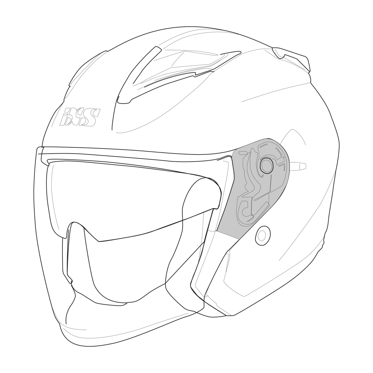 Visiermechanik KIT L+R iXS868 SV