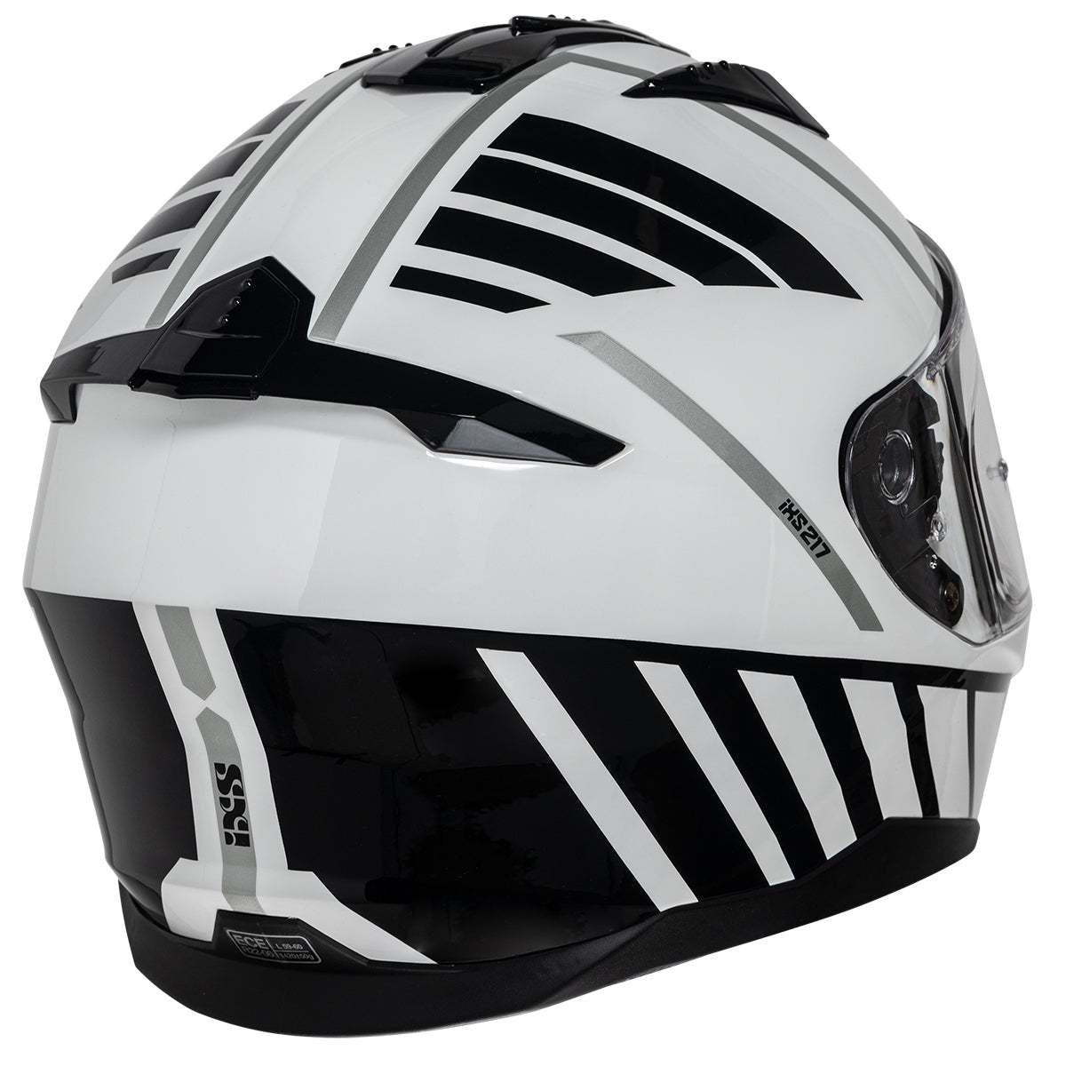Integral Helm iXS217 2.0 weiss-schwarz