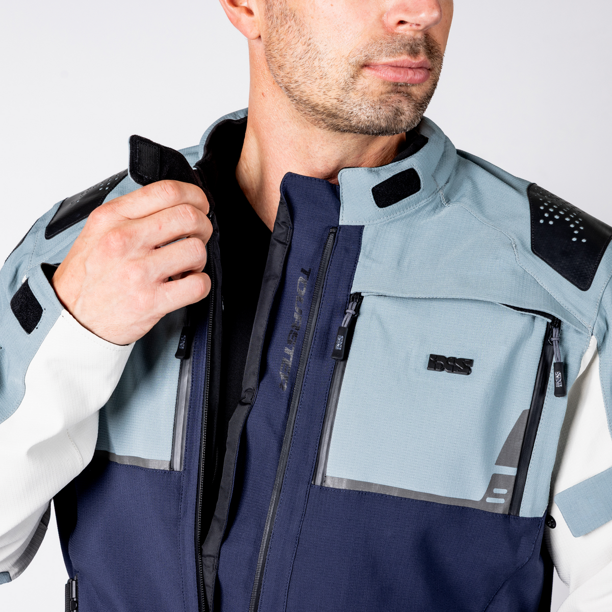 iXS-Tourster-STX 2.0 Laminatjacke - dunkelblau-blau grau-cool grau-17