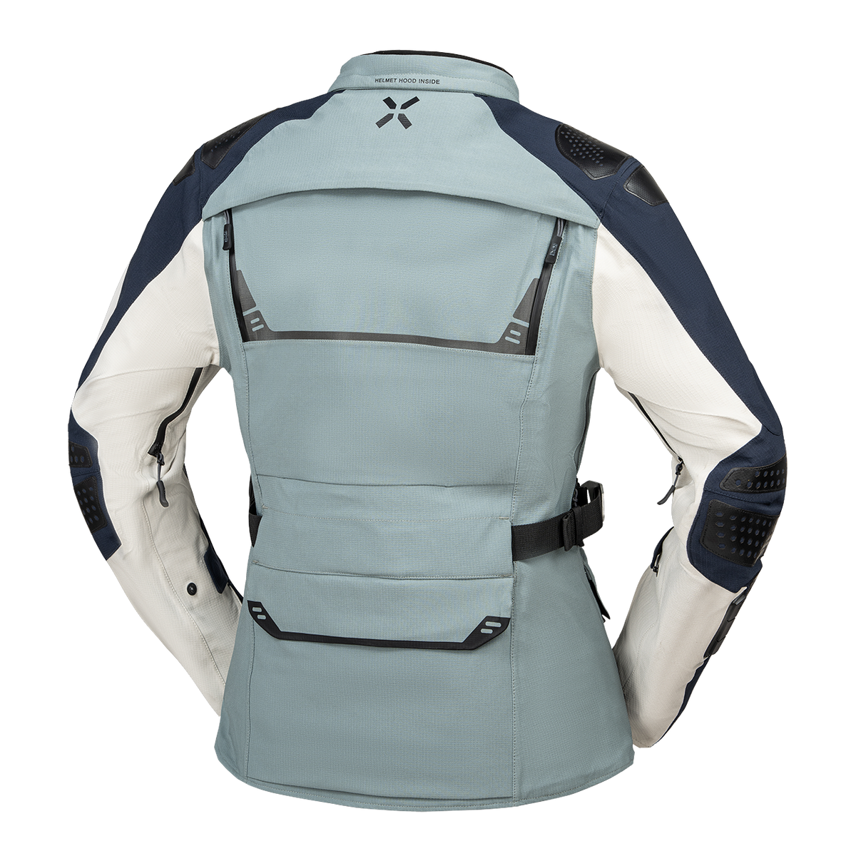 Tourster-STX 2.0 WMS Laminatjacke - dunkelblau-blau grau-cool grau iXS