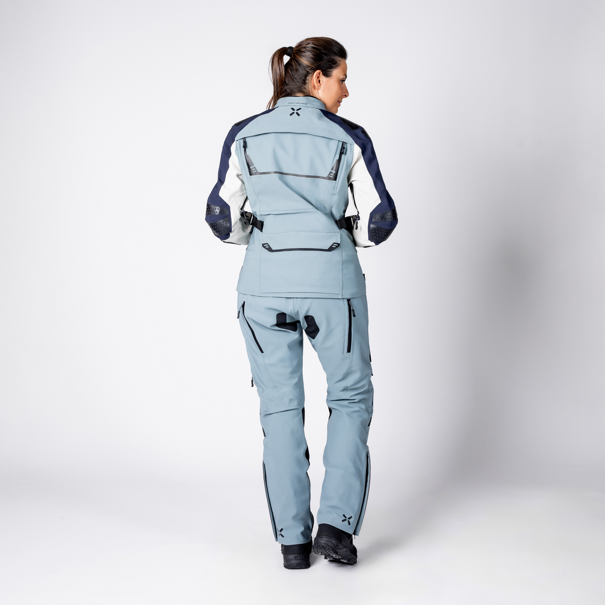 Tourster-STX 2.0 WMS Laminatjacke - dunkelblau-blau grau-cool grau iXS