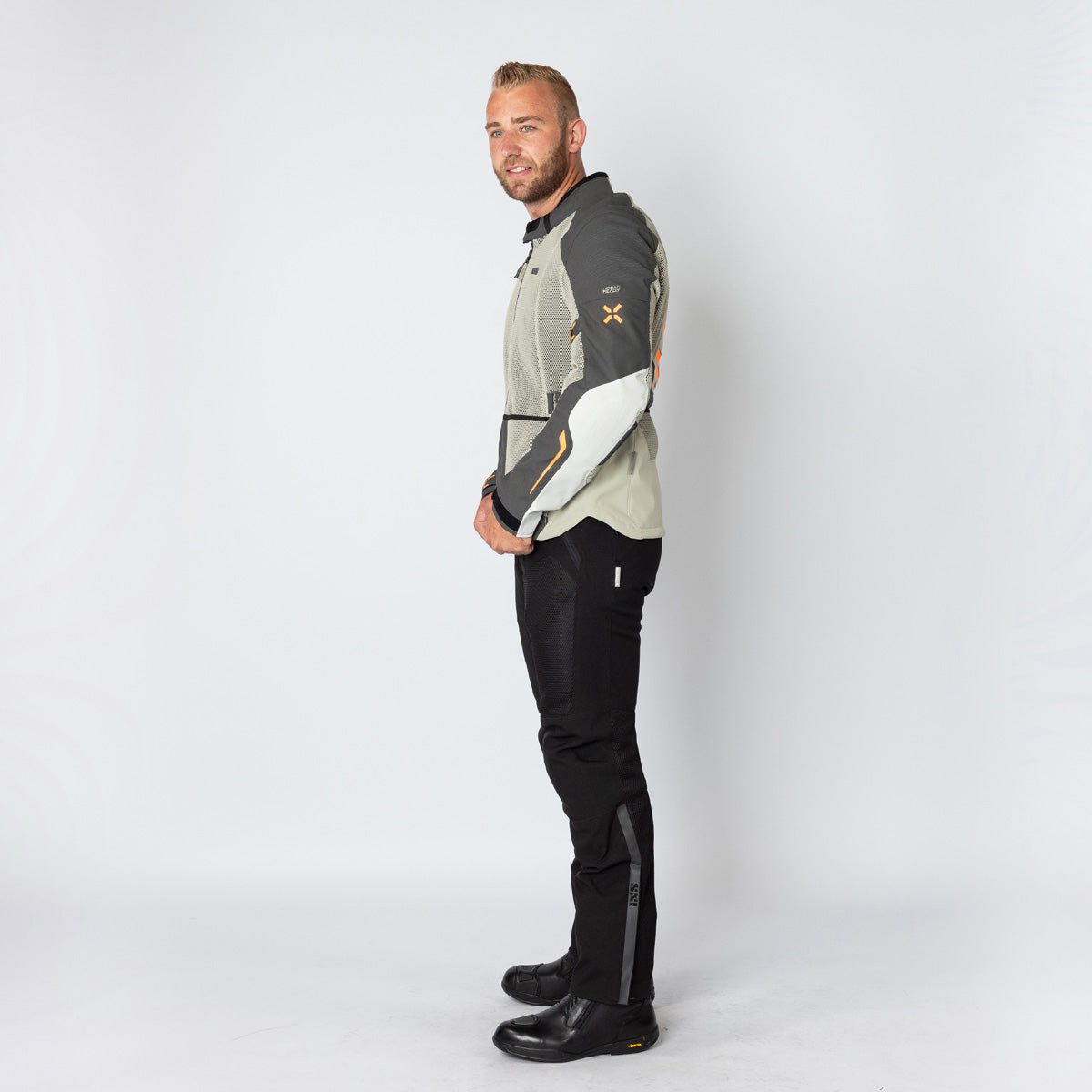 Tourster-BigAir 1.0 Jacke steingrau-dunkelgrau-orange