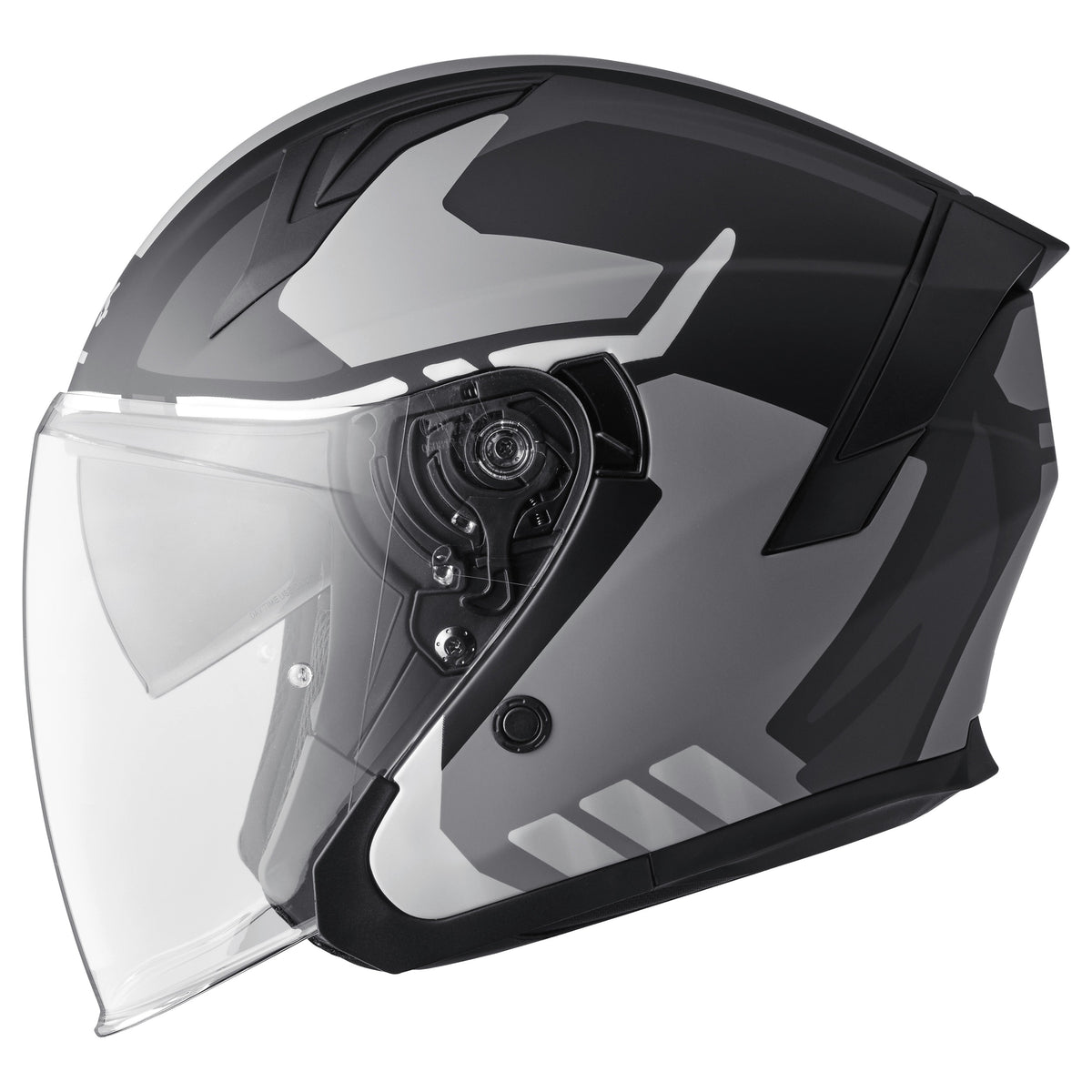 Jethelm Vectus Graphic matt-schwarz-grau