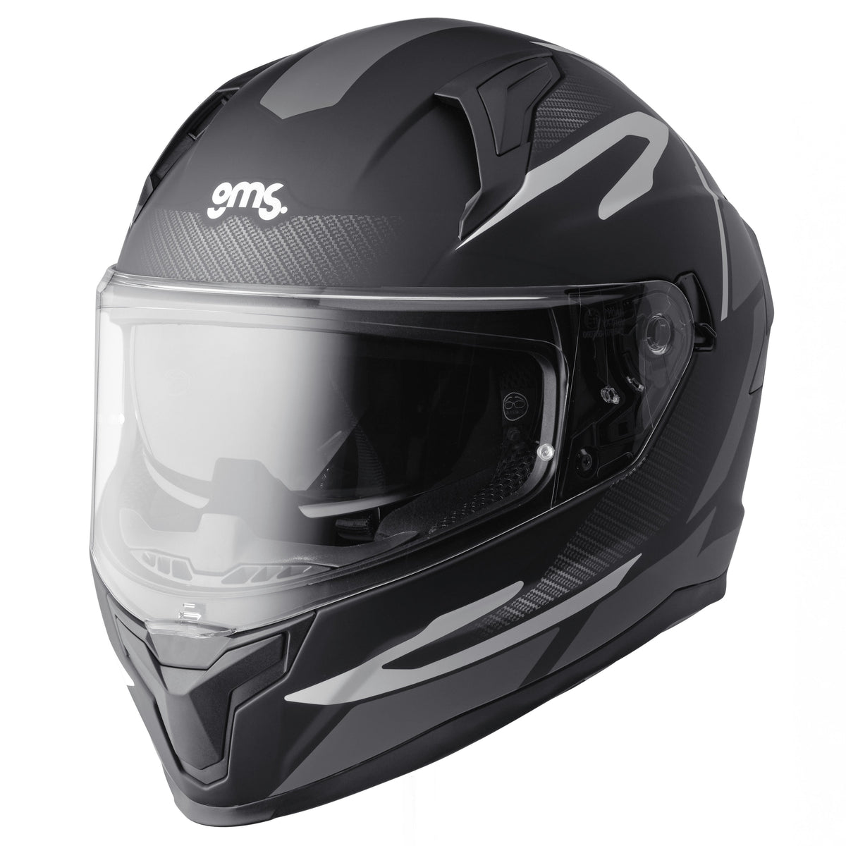 Integralhelm Velox Graphic matt schwarz-grau