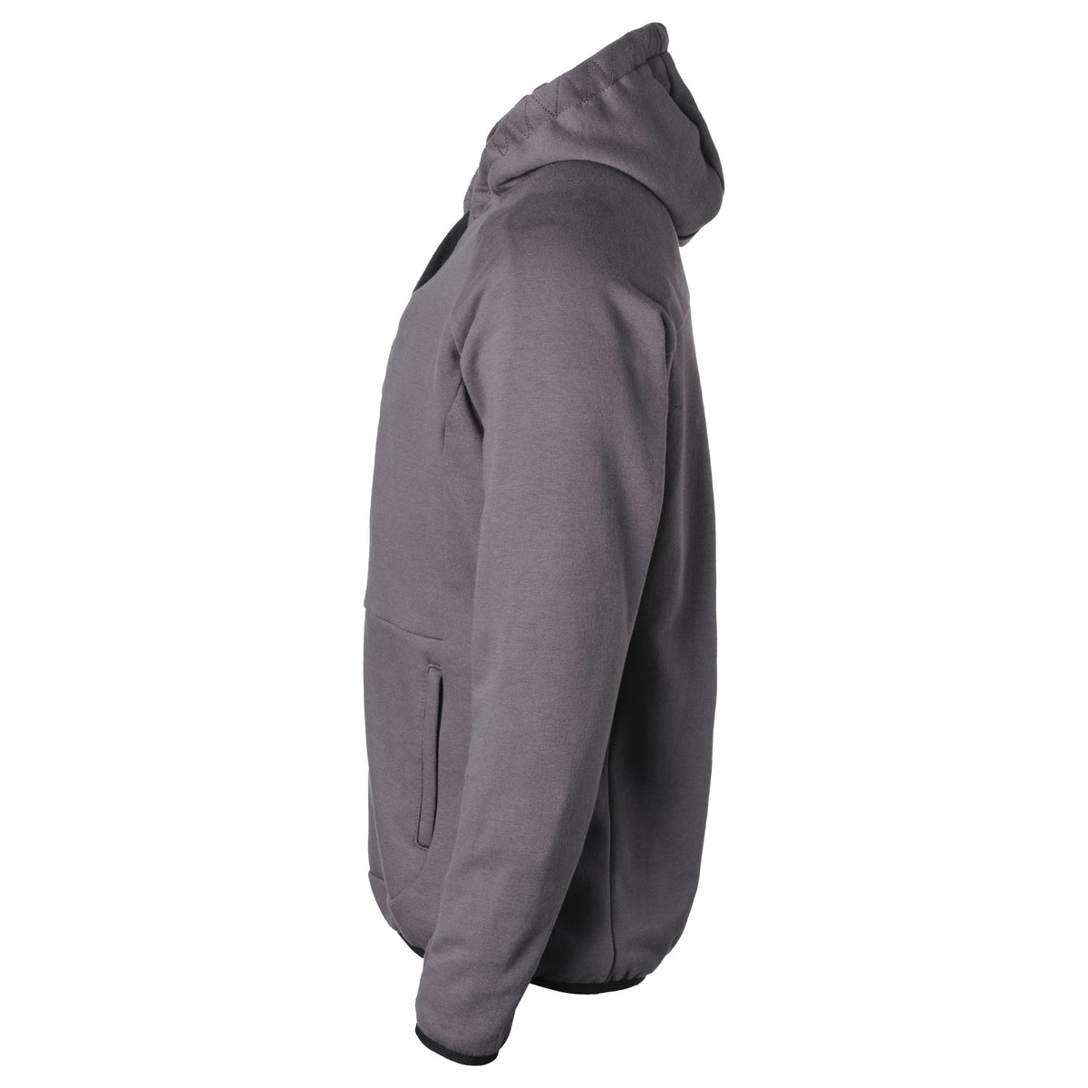 Hoodie Aras Zip grau