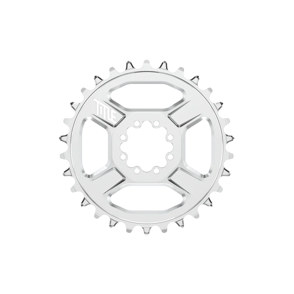 CR1 Sram Plateau 8 boulons, Regular - chrome