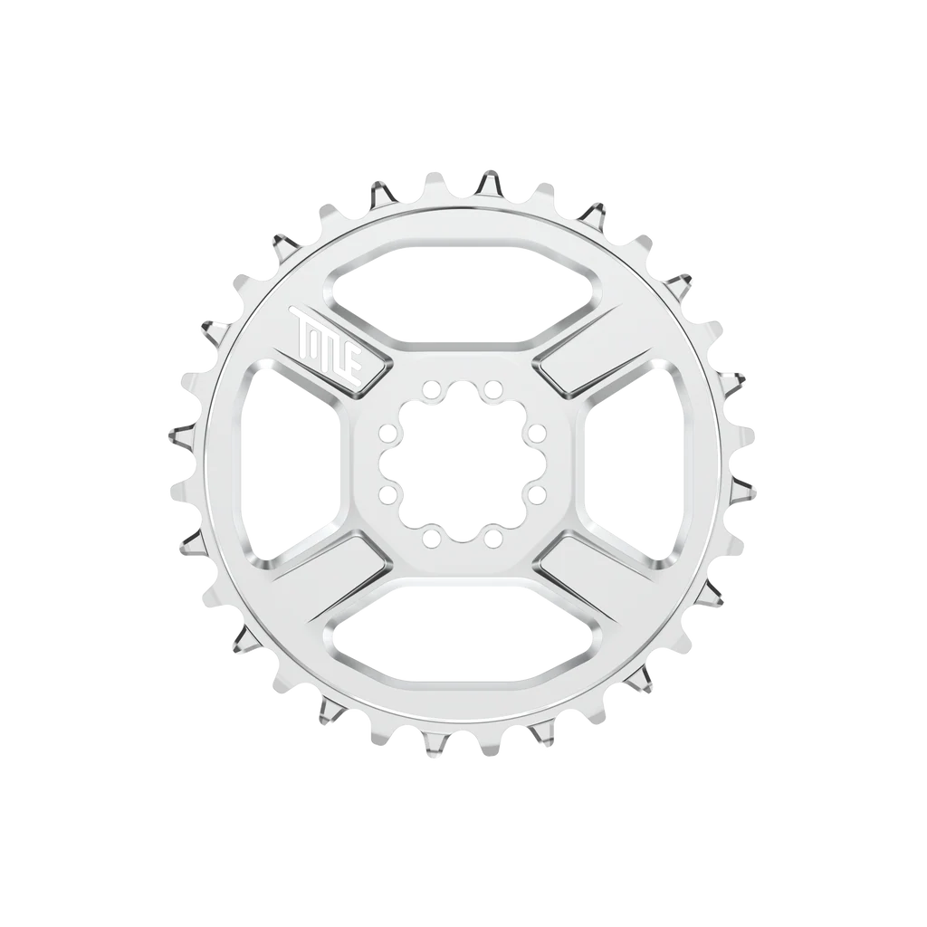 CR1 Sram Plateau 8 boulons, Regular - chrome