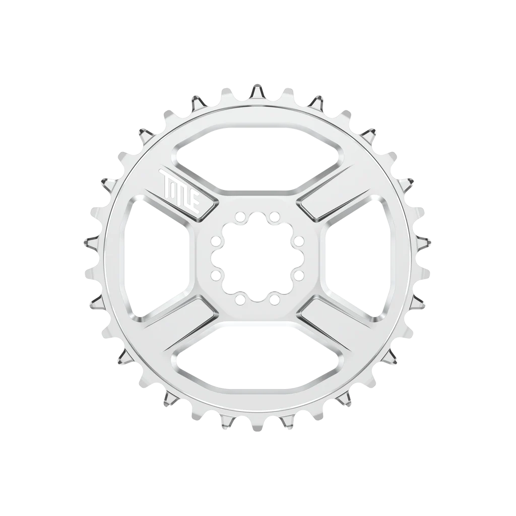 CR1 Sram 8-śrubowa zębatka przednia, Shimano HG 12-rzędowa - chrome