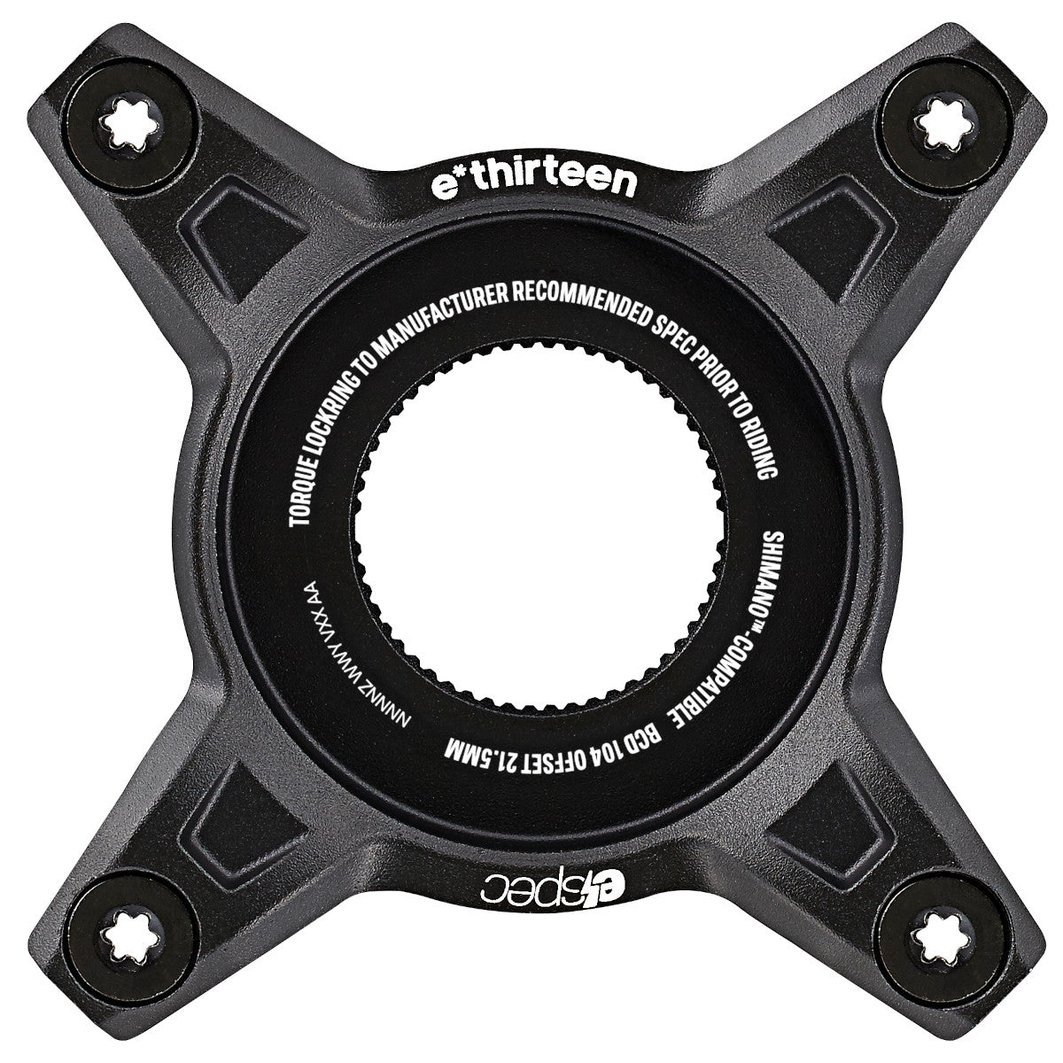 Helix e*spec Shimano EP8 Direct Mount Adapter, 104 BCD, 55mm Kettenlinie - black