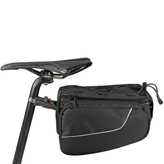 KLICKfix Satteltasche Contour Sport 7L, Contour-Adapter - schwarz